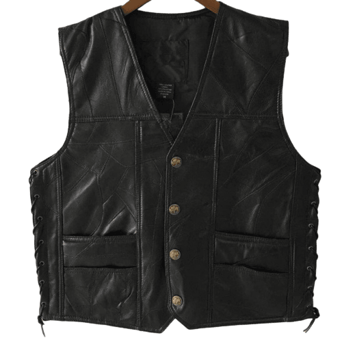 Gilet Western en Cuir Homme – Image 2