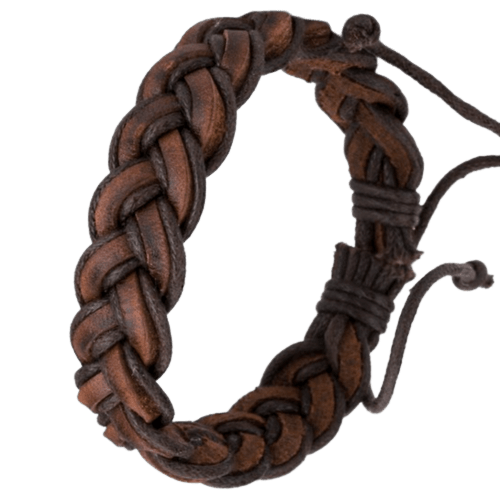 Bracelet en Cuir Tressé