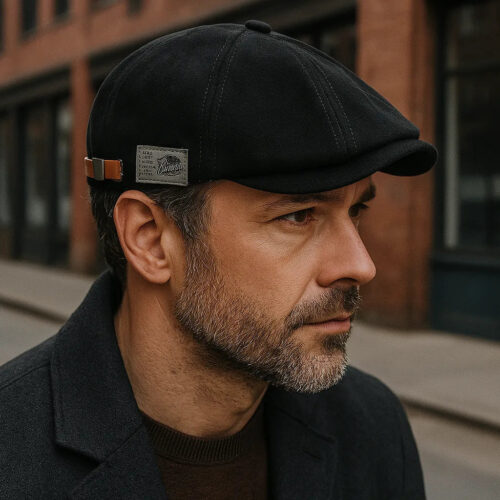 A_digital_photograph_captures_a_middle-aged_Caucas.jpg Béret Coton Homme - IvyCap