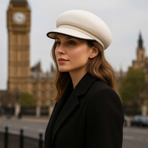 A_photograph_of_a_fair-skinned_woman_with_delicate.jpg Béret Casquette Gavroche Femme en Laine
