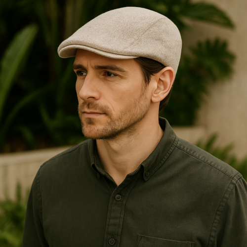 BeretHomme-Lind_Etebeige.png Béret Homme - Lin d'Été