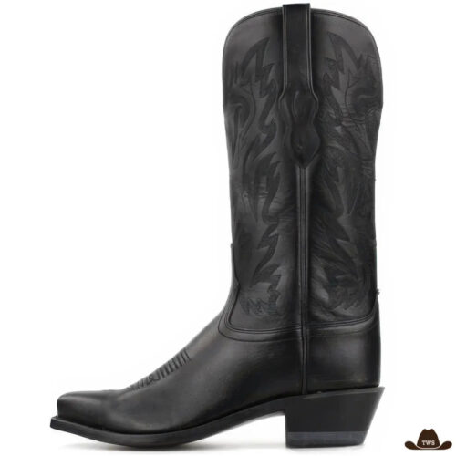BottesWesternNoiresCuir.jpg Bottes Western Noires Cuir