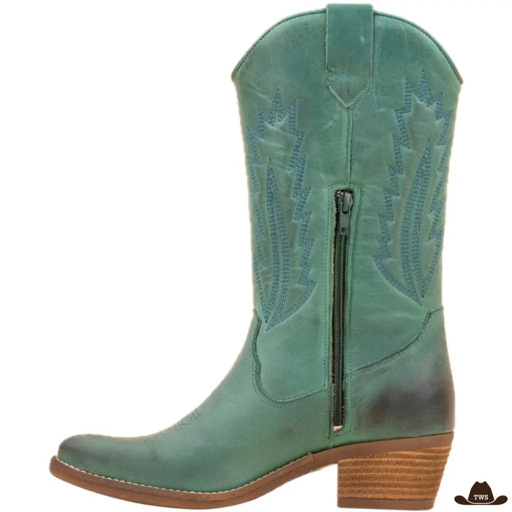 Bottes Western Bleues