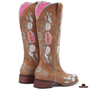 Bottes Femmes Style Cowboy