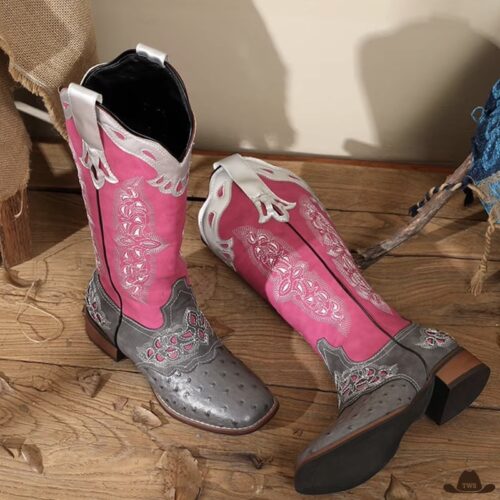 BottesdeCountryroses.jpg Bottes Style Country Femme