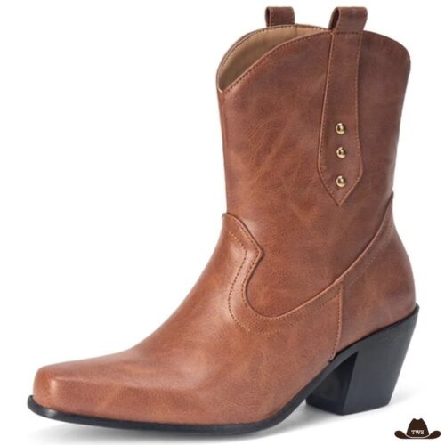 BottinesCowboyCognacFemme.jpg Bottines Cowboy Cognac Femme