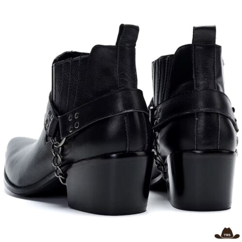 BottinesHommesCow-boyCuir.jpg Bottines Cuir Cowboy Talon Carré
