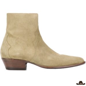 Bottines Beiges Camel Cowboys