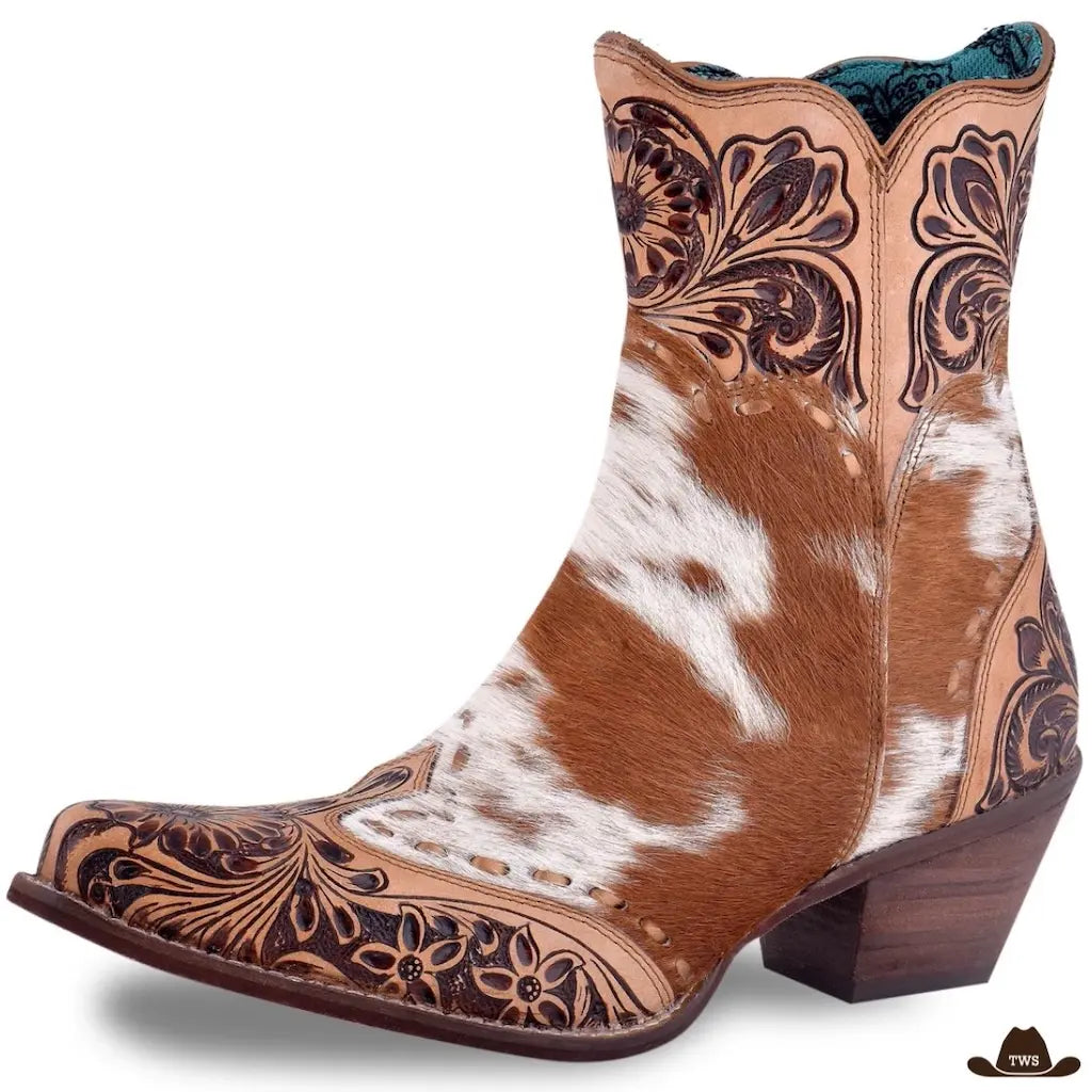 Bottines Santiags Femme Cuir – Image 2