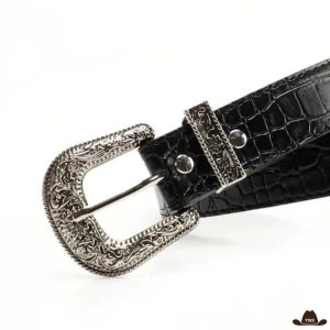 Ceinture Femme Western Cognac