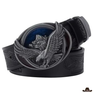 Ceinture Cuir Western Aigle