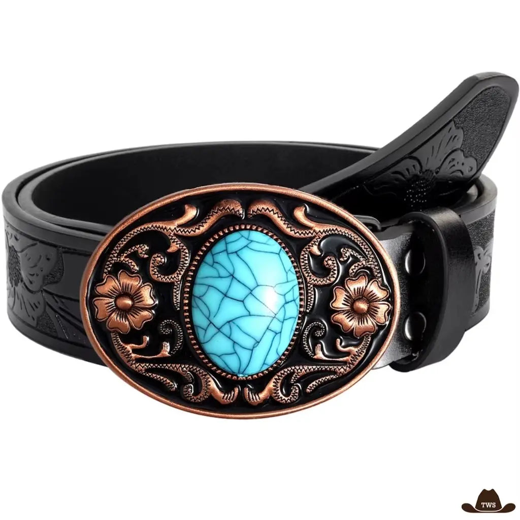 Ceinture de Western Marron Pour Femme – Image 3