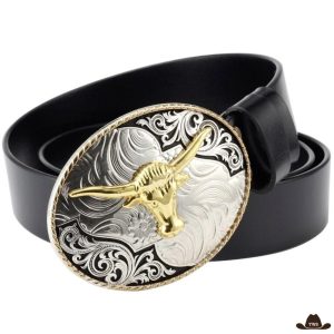 Ceinture Boucle Cowboy Taureau