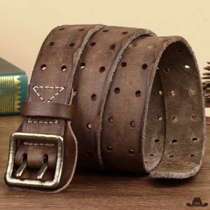 Ceinture Cuir Western Vintage