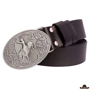 Ceinture avec Boucle Rodéo Western