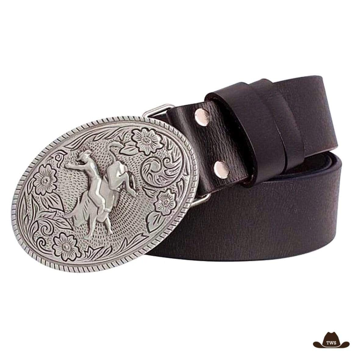 Ceinture avec Boucle Rodéo Western