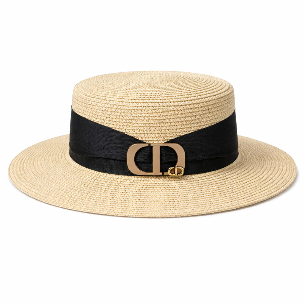 Chapeau De Paille Femme Luxe – Dalia – Image 3