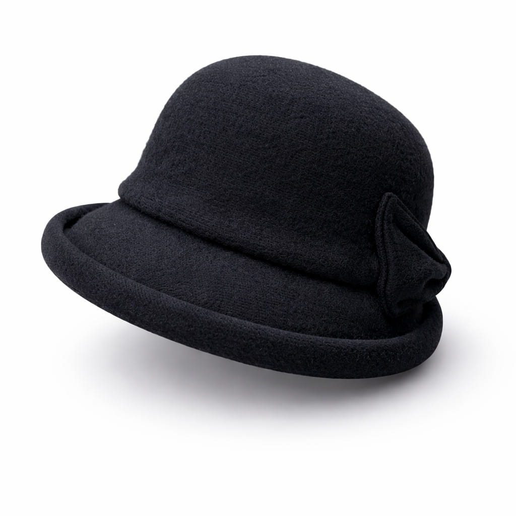 Chapeau Melon Cloche Femme Épais Hiver – Image 3