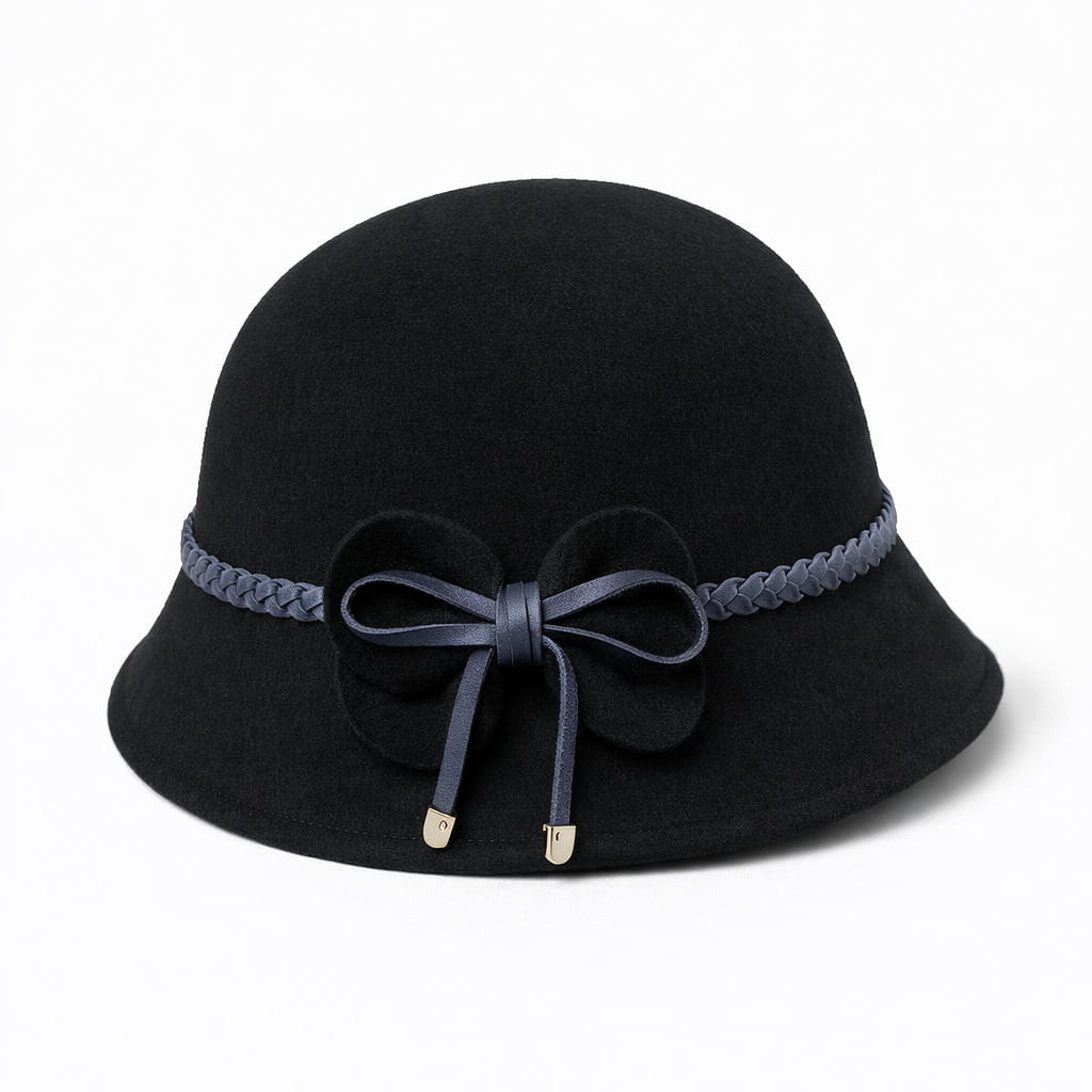 Chapeau Cloche Melon en Laine Femme - Pimpant – Image 3