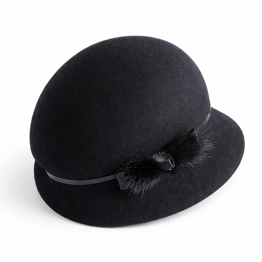 Chapeau Cloche Melon Femme 100% Laine – Image 2