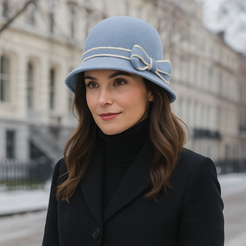 ChatGPTImage18juin2025_09_56_44.png Chapeau Melon Cloche Femme Noeud Hiver