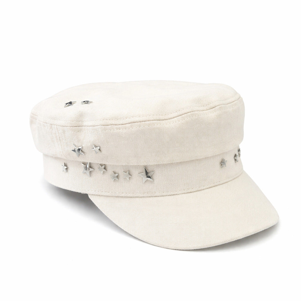 Béret Casquette Gavroche Femme Étoile Luxe – Image 7