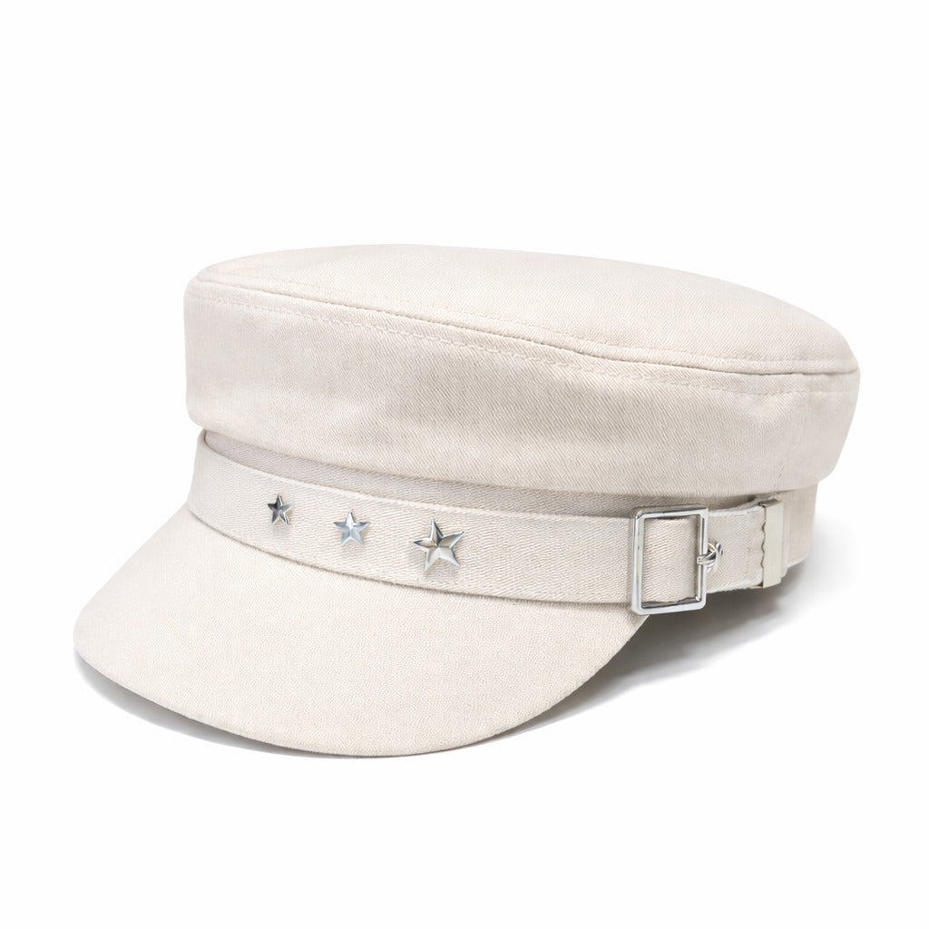 Béret Casquette Gavroche Femme Étoile Luxe – Image 4