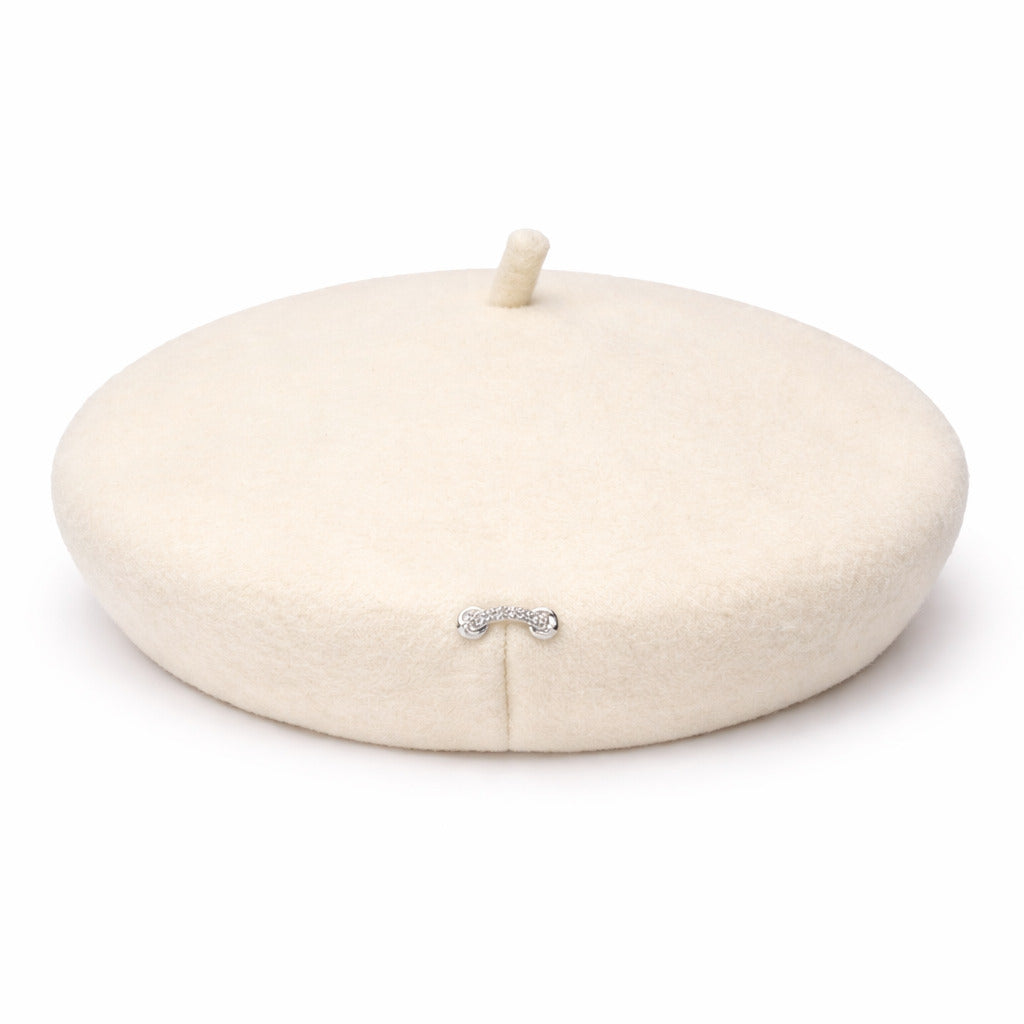 Béret Femme Raffiné avec Broche – Charme Parisien – Image 2