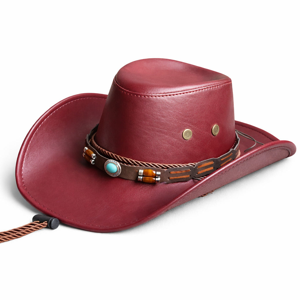Chapeau Cowboy Cuir - VaqueroVista – Image 5