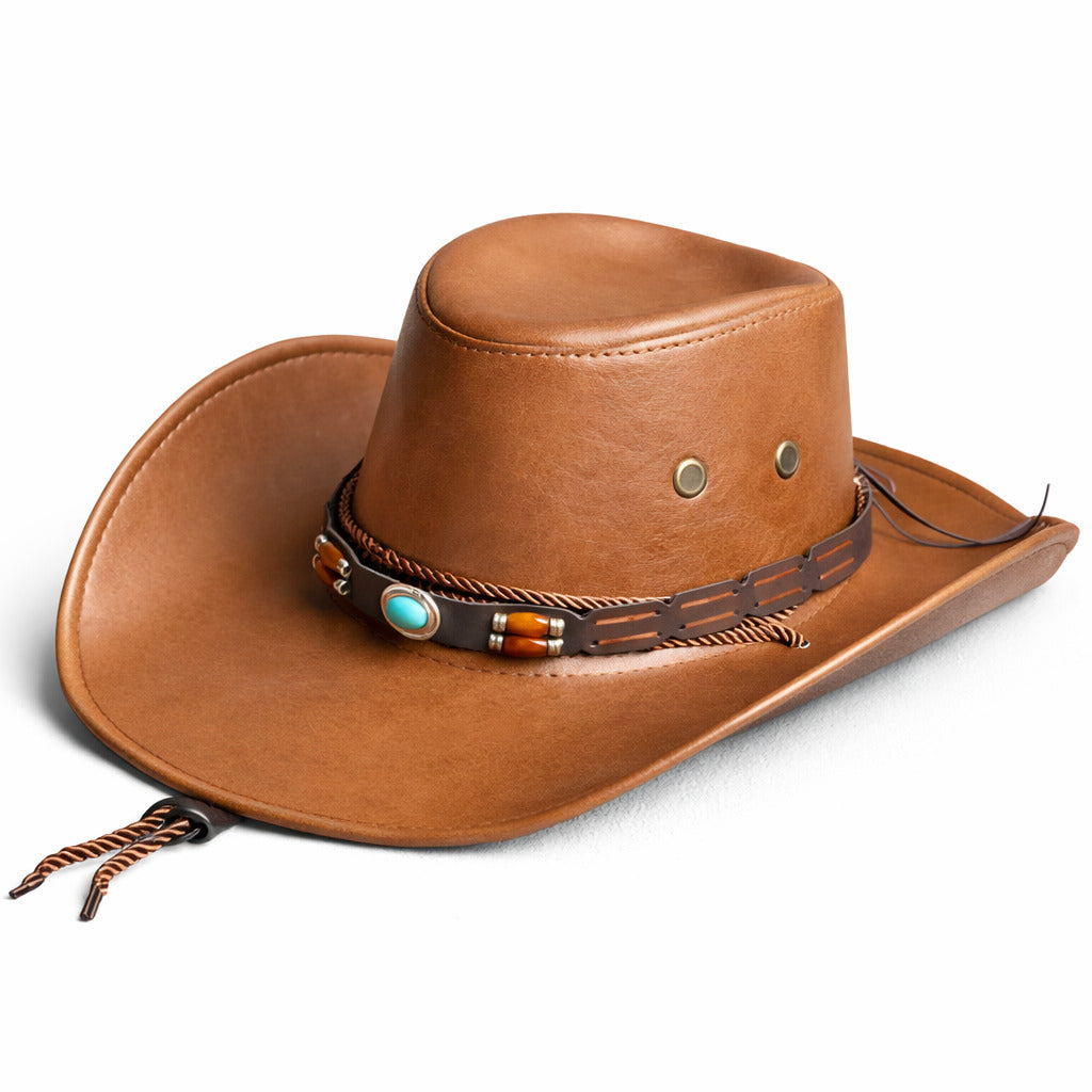 Chapeau Cowboy Cuir - VaqueroVista – Image 2