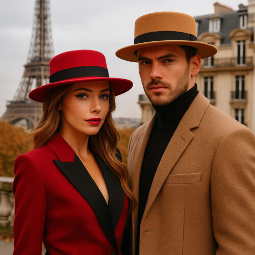 Chapeau Fedora Classe Plat