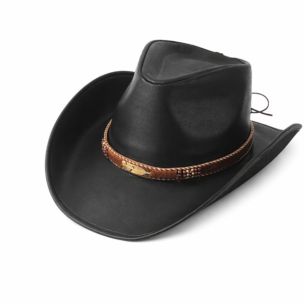 Chapeau Cowboy Véritable Cuir - FrontierFlair – Image 8