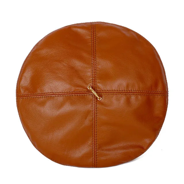 Béret Femme Véritable Cuir 100% – Image 4