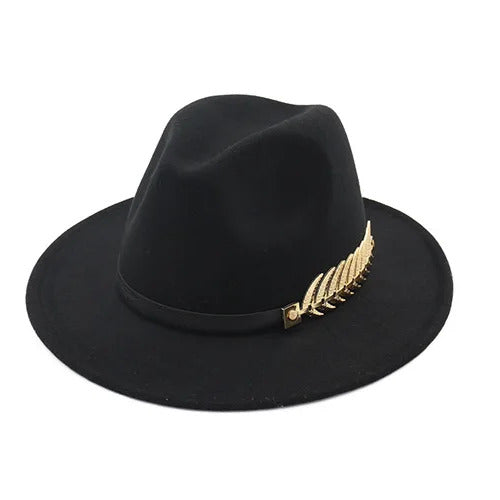 Chapeau Fedora Style British Plume – Image 3