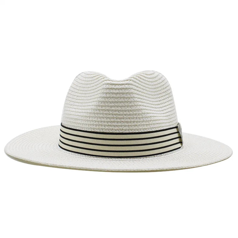 Chapeau Panama Unisexe Rayé – Luca – Image 2