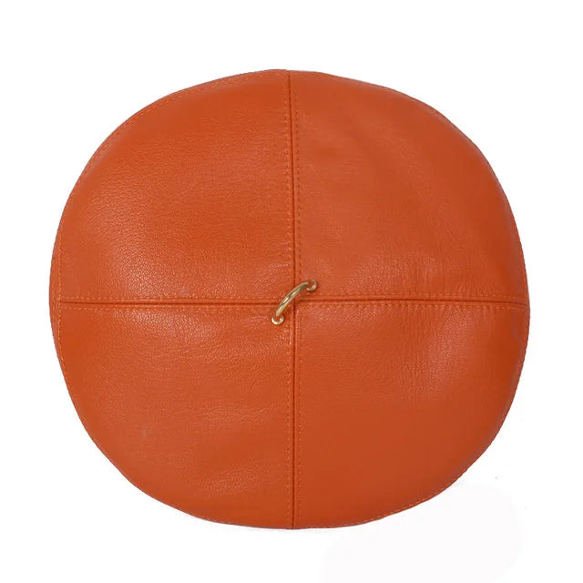 Béret Femme Véritable Cuir 100% – Image 5