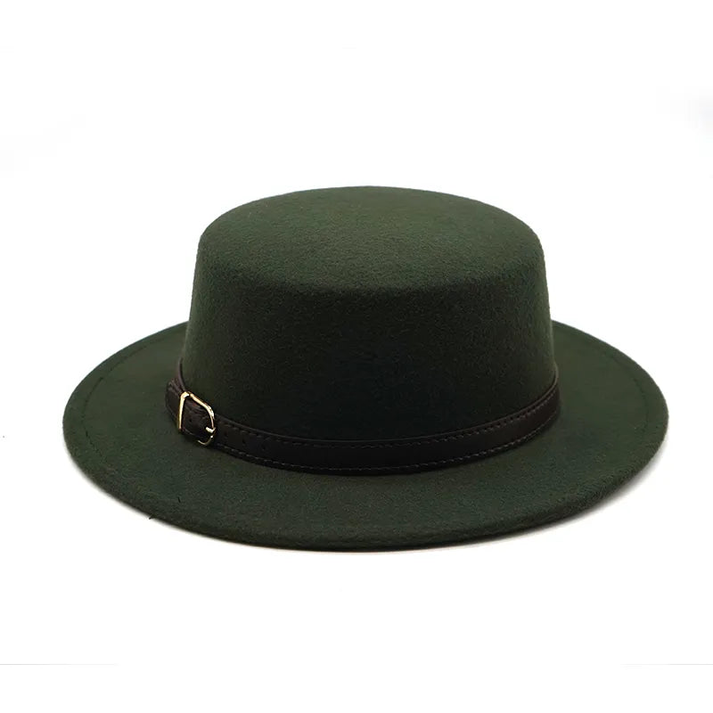 Chapeau Fedora Plat Classy Chic – Image 11
