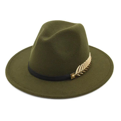 Chapeau Fedora Style British Plume – Image 9