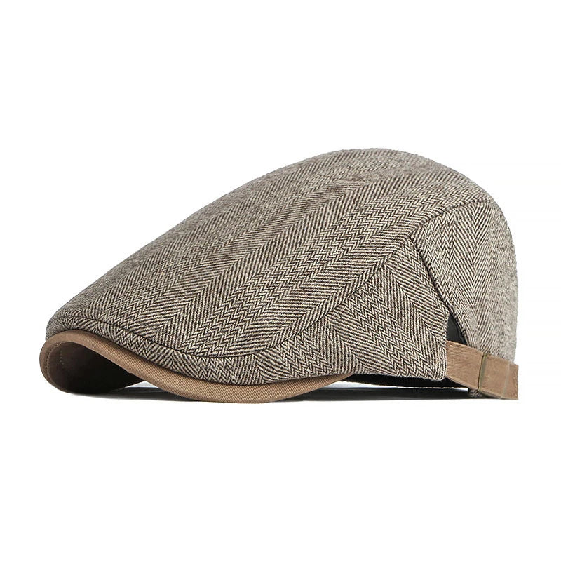 Béret Homme Chevron avec Sangle Ajustable – Image 2