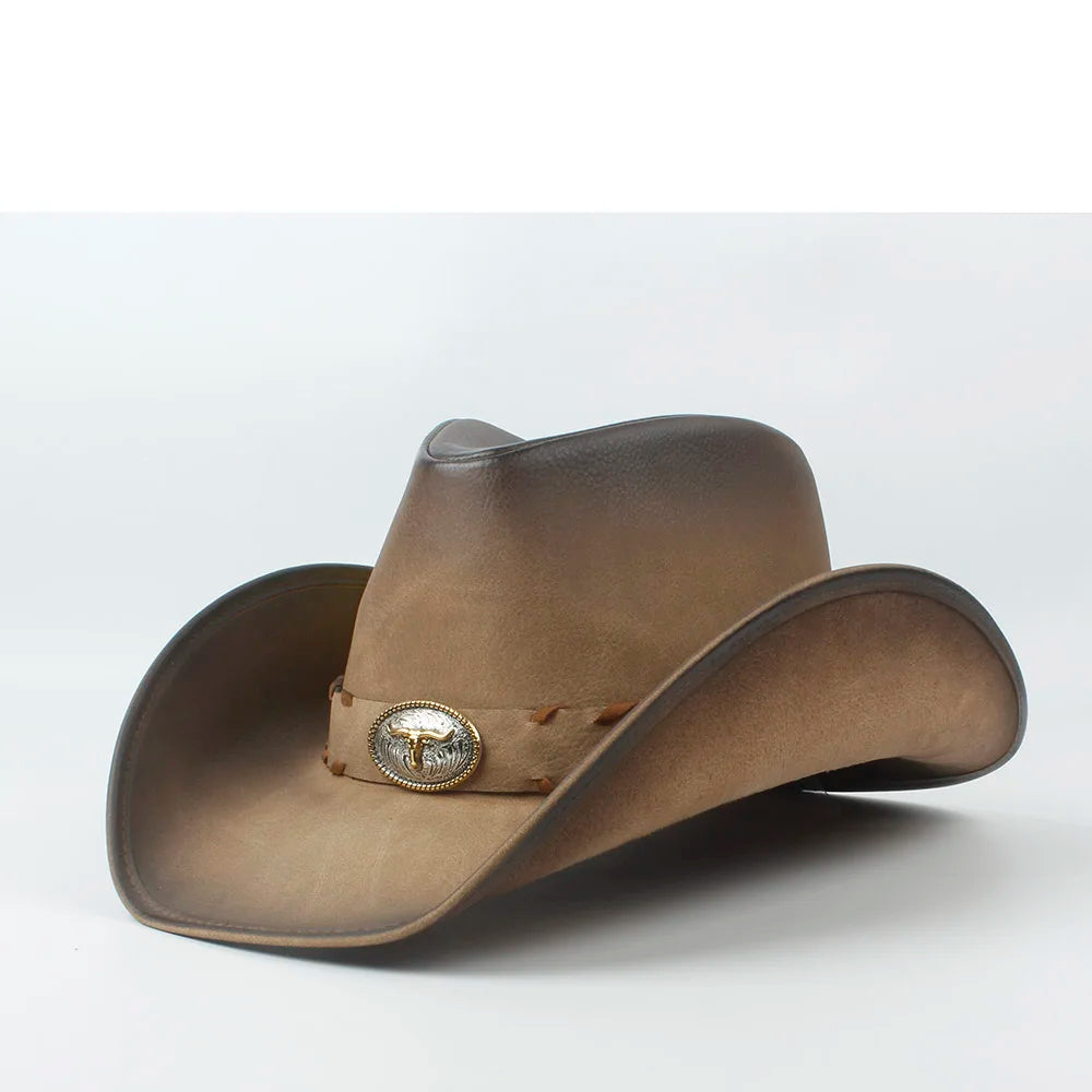 Chapeau Cowboy Véritable CUIR - DustyHorizon – Image 6