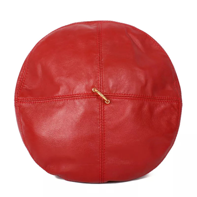 Béret Femme Véritable Cuir 100% – Image 3
