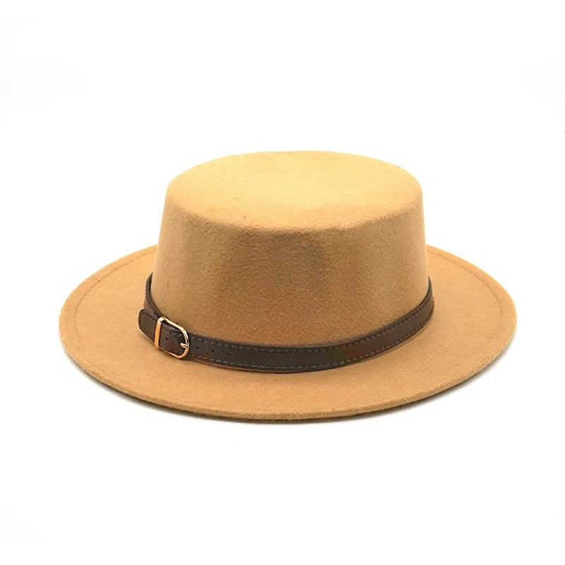 Chapeau Fedora Plat Classy Chic – Image 4
