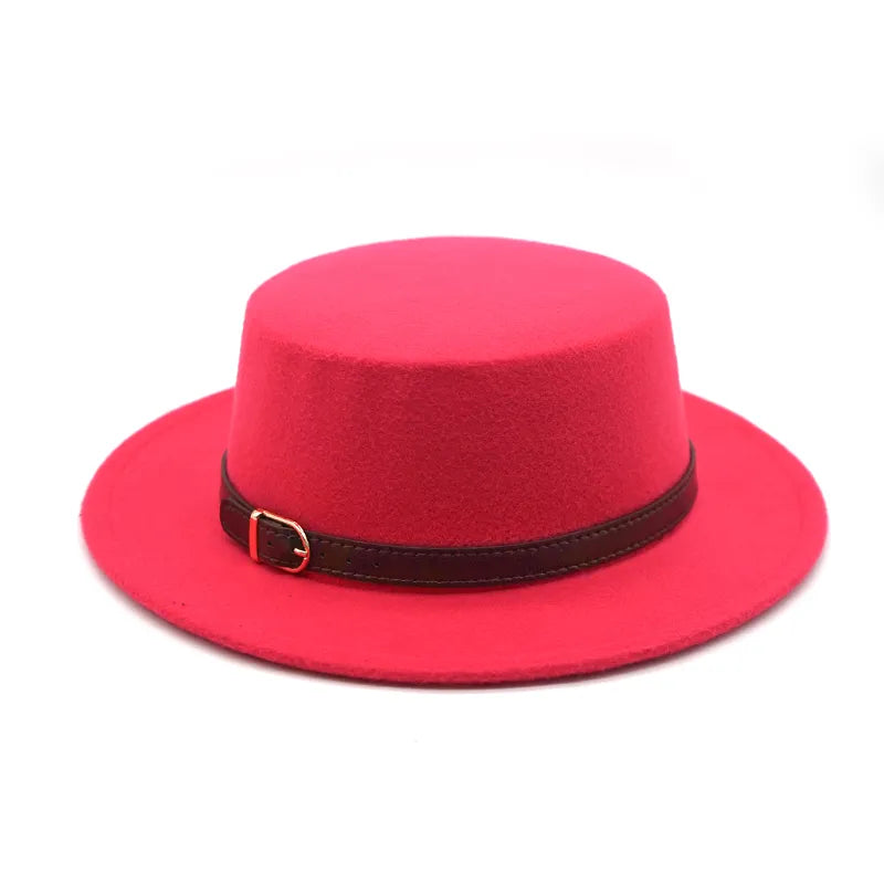 Chapeau Fedora Plat Classy Chic – Image 9