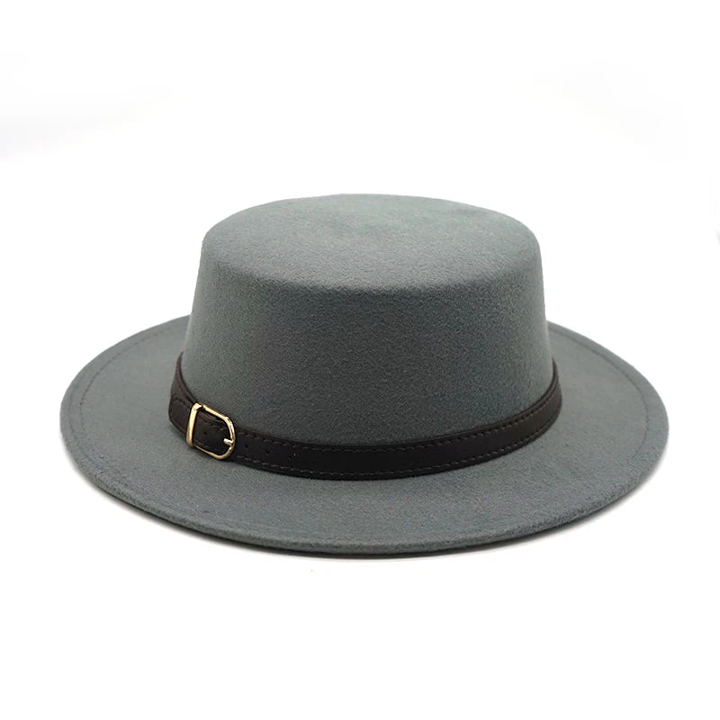 Chapeau Fedora Plat Classy Chic – Image 3