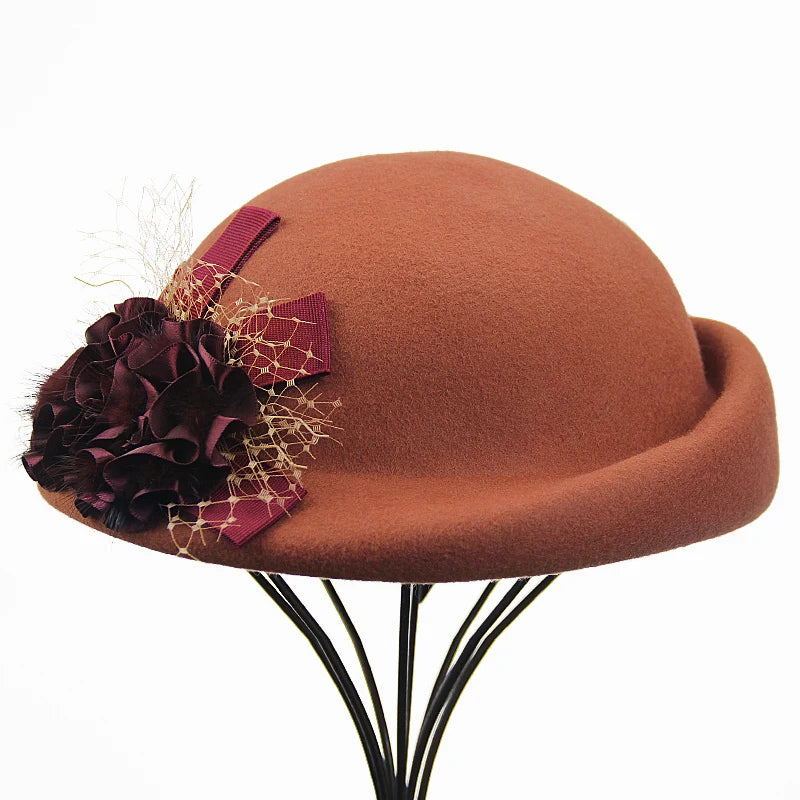 Béret Femme à Fleur - LovelyChic – Image 2