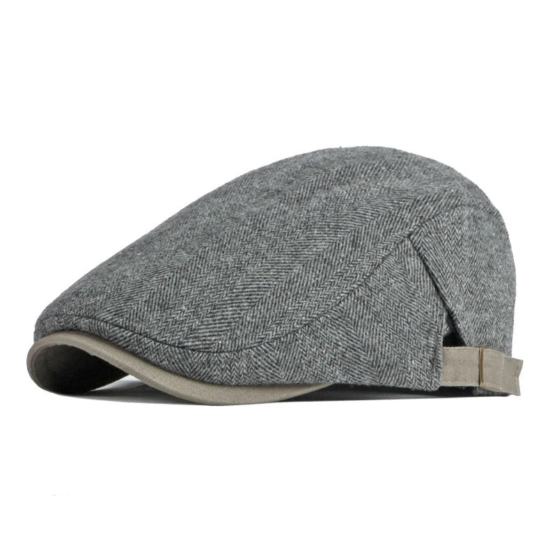 Béret Homme Chevron avec Sangle Ajustable – Image 4