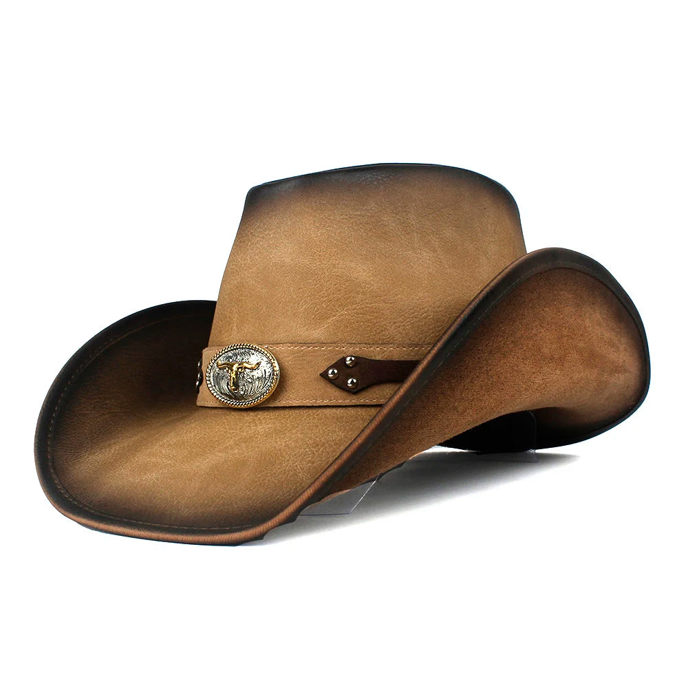 Chapeau Cowboy Véritable CUIR - DustyHorizon – Image 9