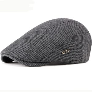 Béret Homme Classique en Laine Texturée