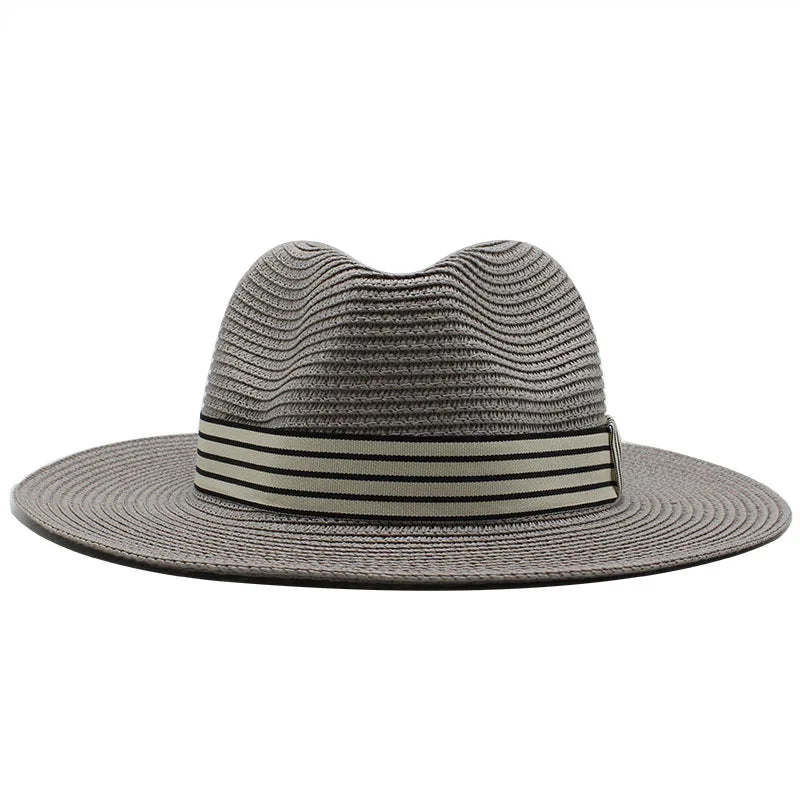 Chapeau Panama Unisexe Rayé – Luca – Image 7