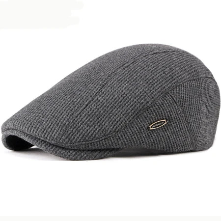 Béret Homme Classique en Laine Texturée – Image 2